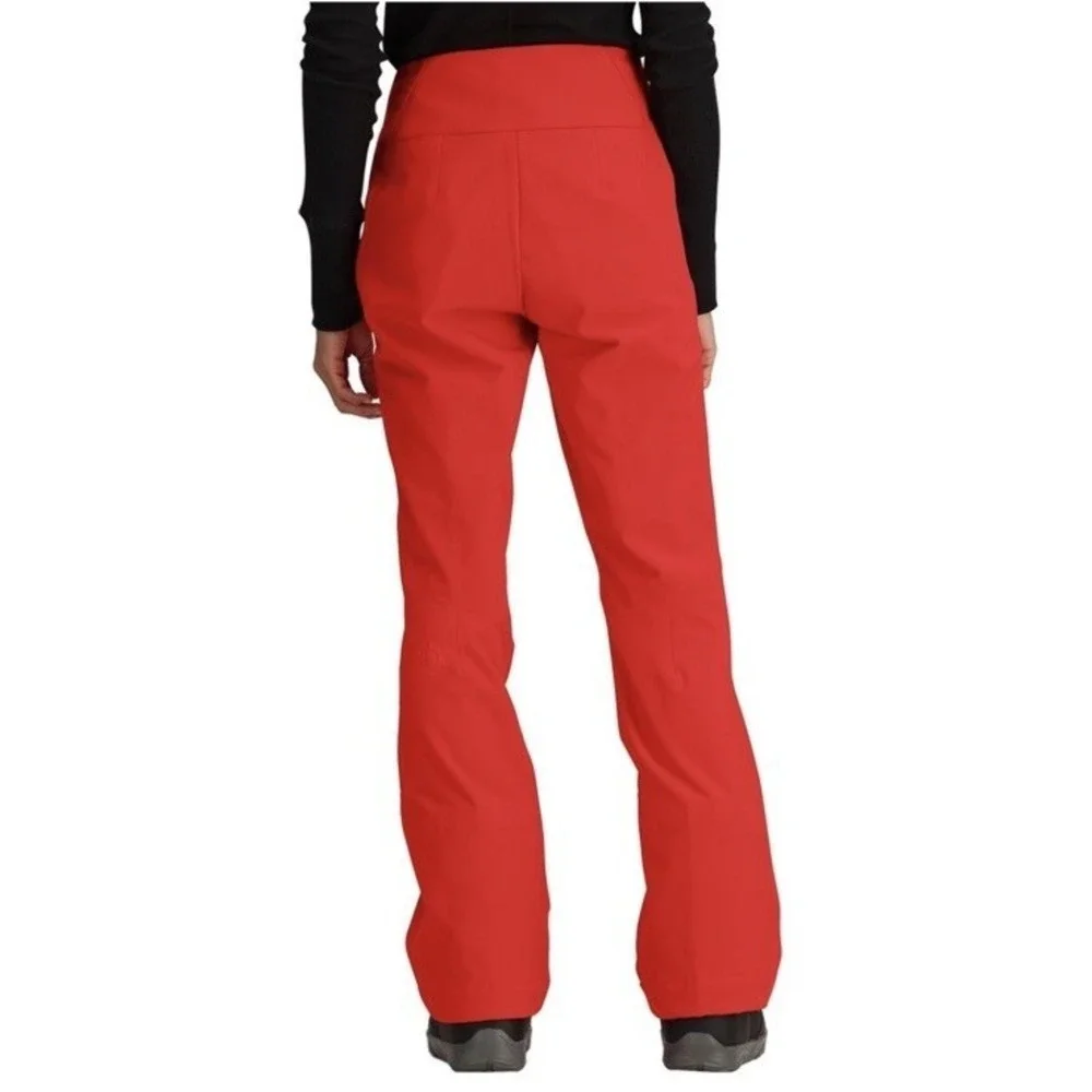 The North Face Snoga Snow Ski PANTs Women's 1x PLUS RED Waterproof Windwall NWT